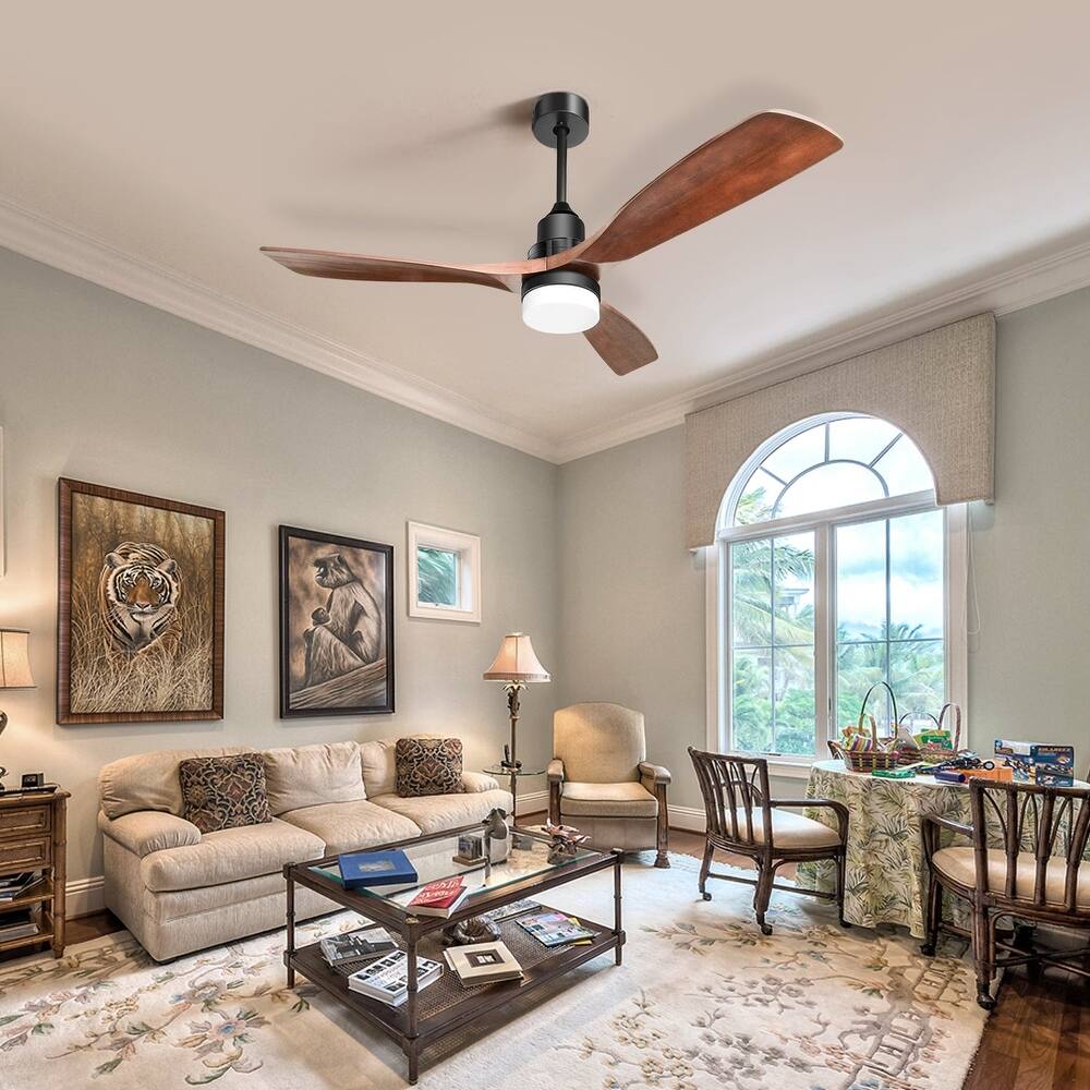 52" Ceiling Fan Light with 6 Speed Remote