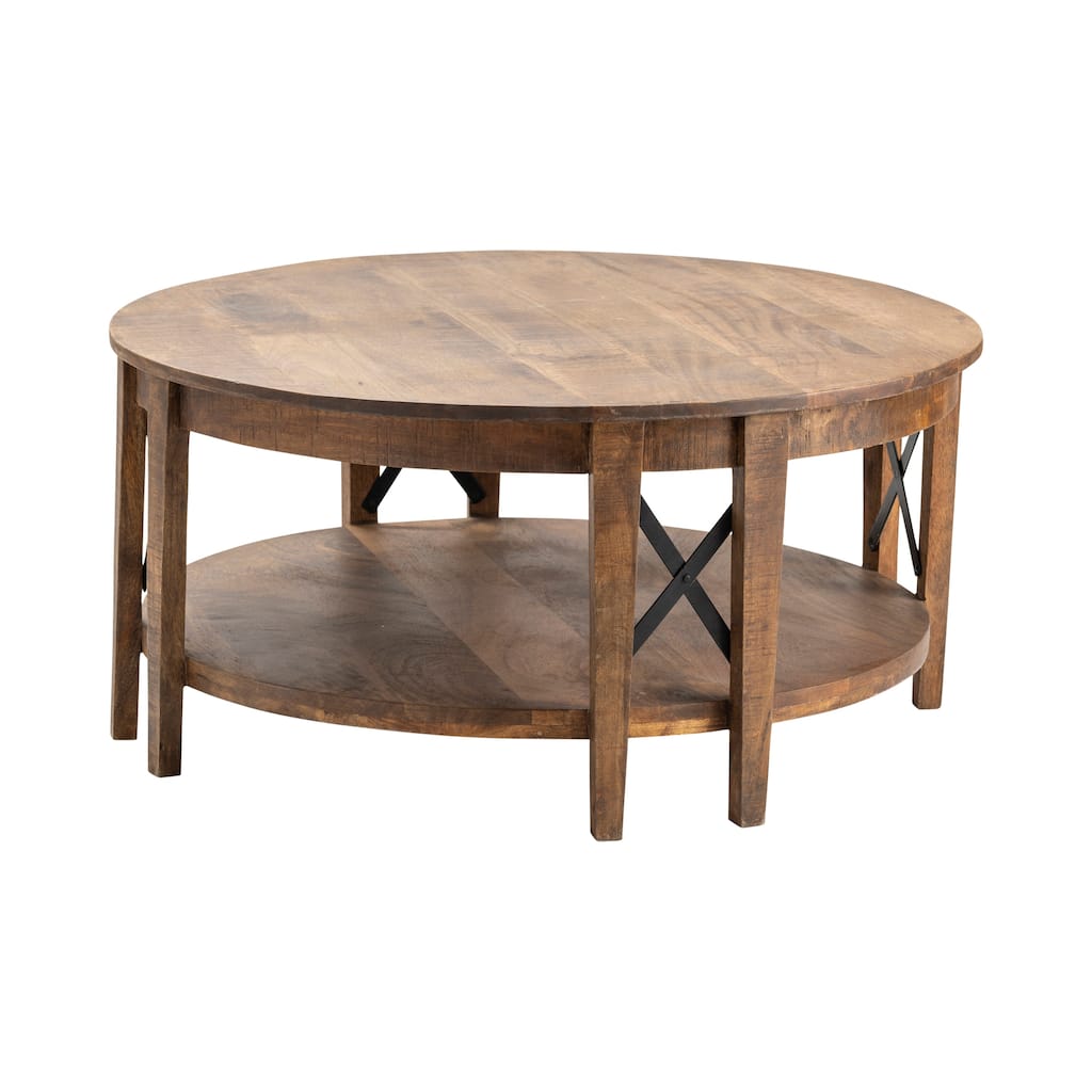 Sutton Creek Cocktail Table - 18'' H x 38''D x 38'' W