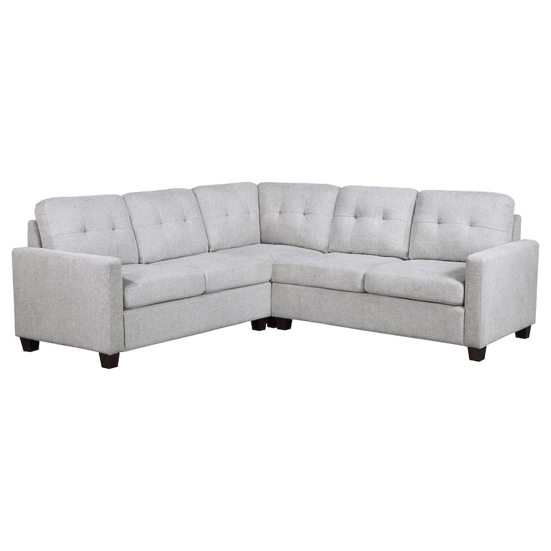 Georgina 3-piece Upholstered Sectional Sofa - 84.5" x 79" x 35.25"