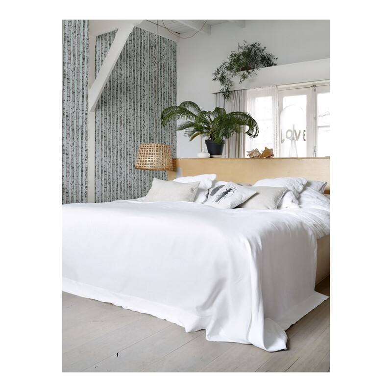 ESTA Home Merman Mint Birch Tree Wallpaper - 20.5 x 396 x 0.025