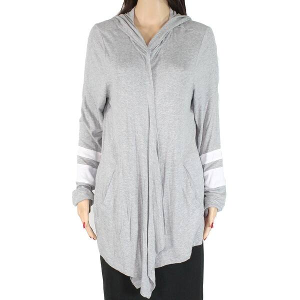 Shop Inc Women S Sweater Gray Size Xxl Plus Cardigan Varsity