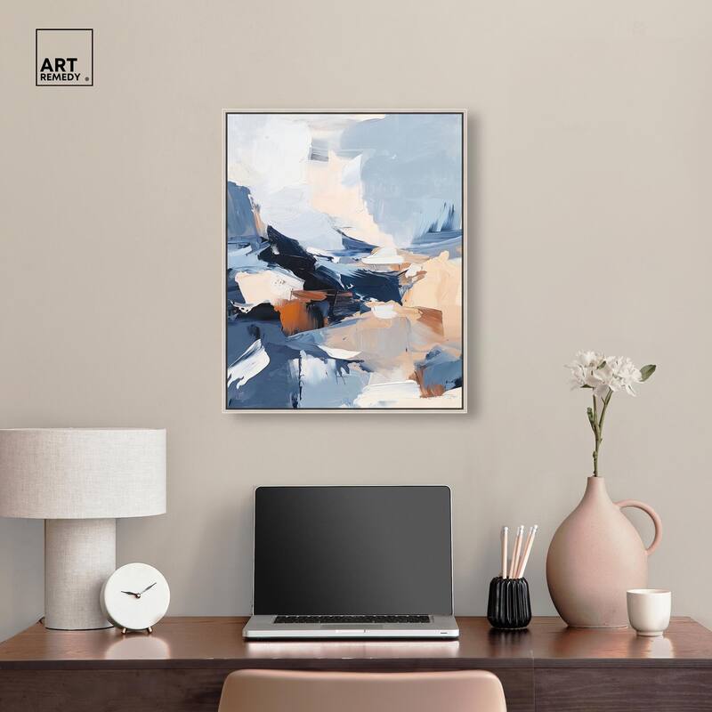A Symphony in White III Canvas by Art Remedy