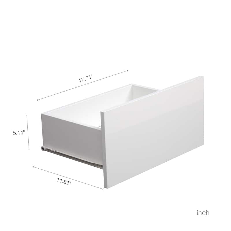 High gloss TV Stand with LED Lights for TVs up to 65'', Modern TV Console with Storage Cabinets