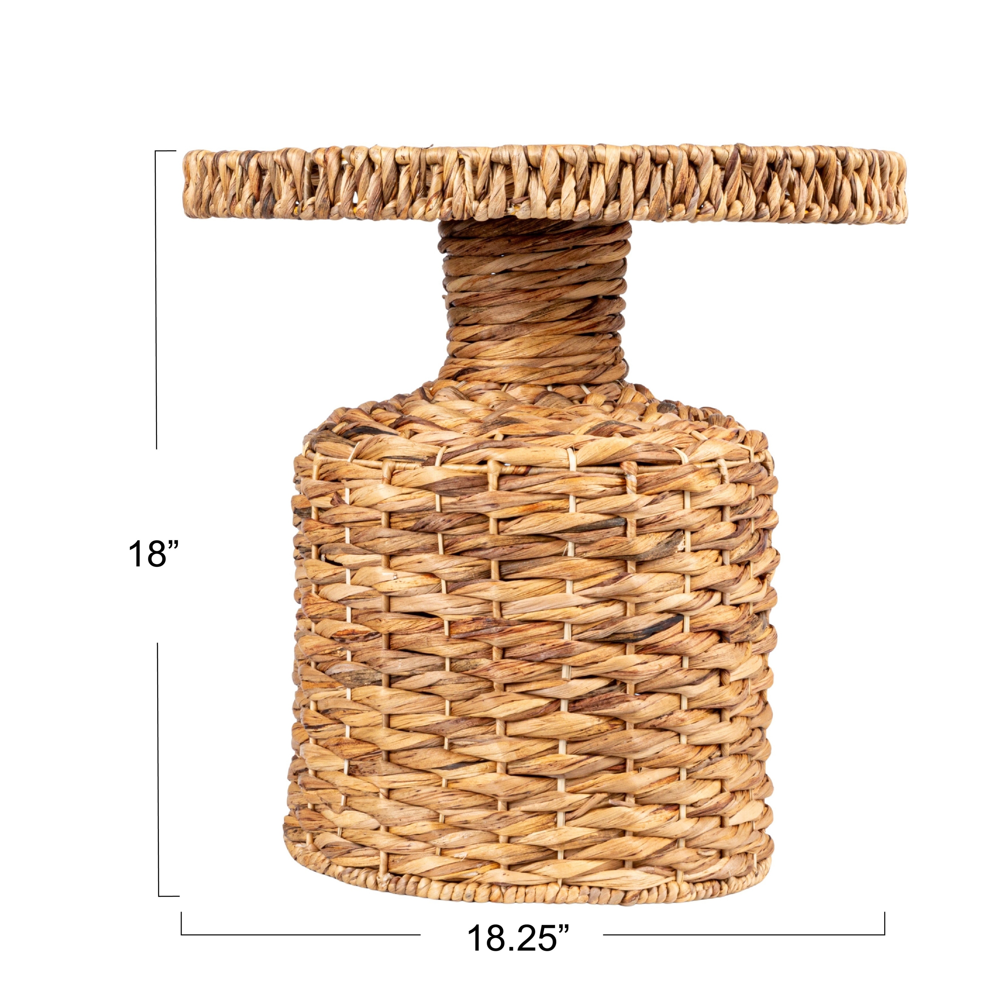 Hand-Woven Water Hyacinth Table - On Sale - Overstock - 31638139