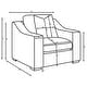 preview thumbnail 3 of 18, Ashlyn Upholstered Sloped Arm Accent Chair