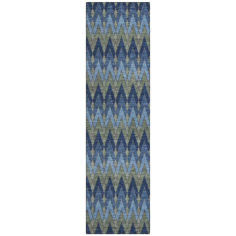 Machine Washable Indoor/ Outdoor Modern Baxter Chantille Rug