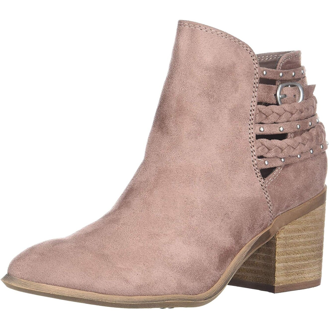 dusty pink ankle boots