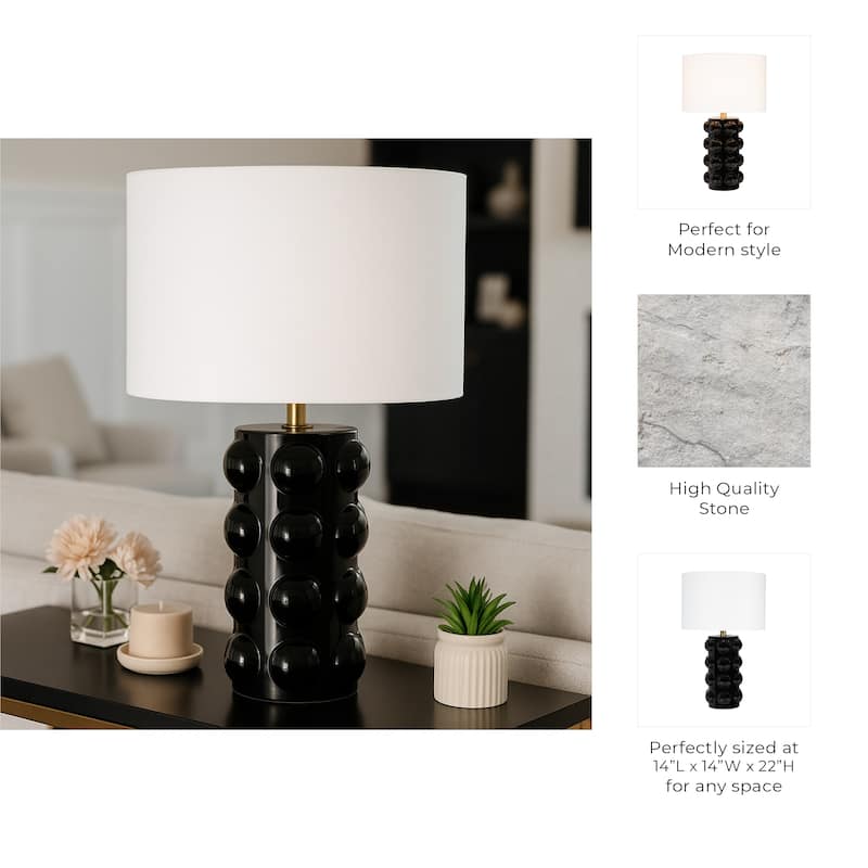 Decorative Ceramic Bubble Accent Lamp - 22.0"