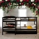 preview thumbnail 2 of 11, Simple Twin over Twin L-Shaped Bunk Bed with Trundle