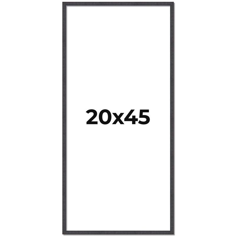 20x45 Frame Brown Solid Wood Picture Frame - Complete Modern Photo