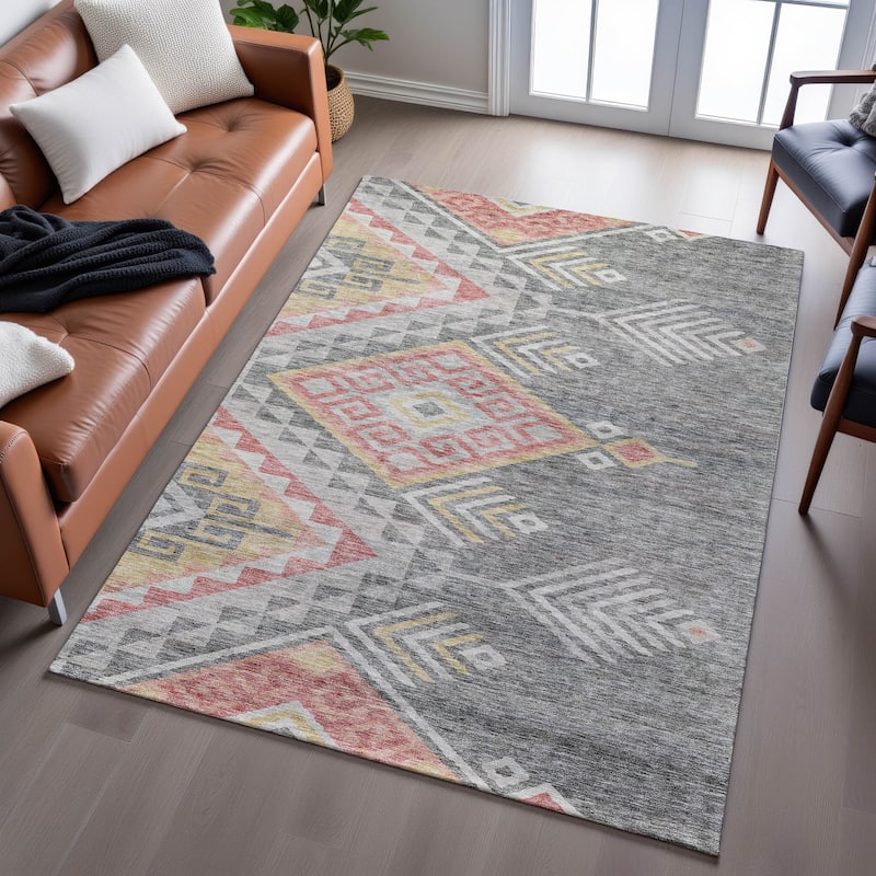 Premium Washable Super Soft Boho Tribal Mayfield Rug