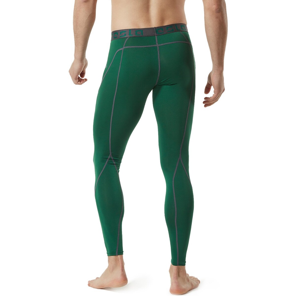 dark green compression pants