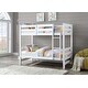 preview thumbnail 5 of 6, Valais Twin/Twin Bunk Bed with Front Ladder White