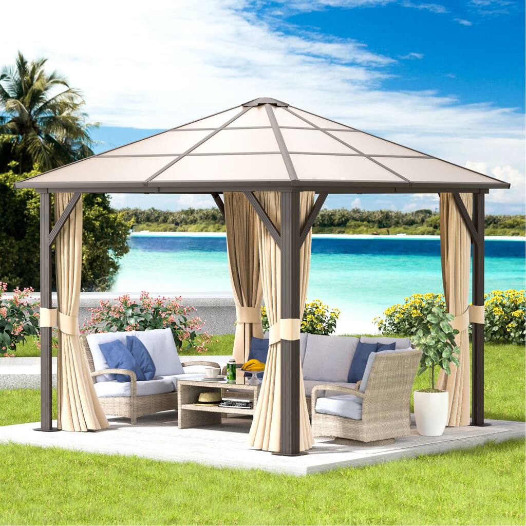 10' x 10' Gazebo Single Polycarbonate Top