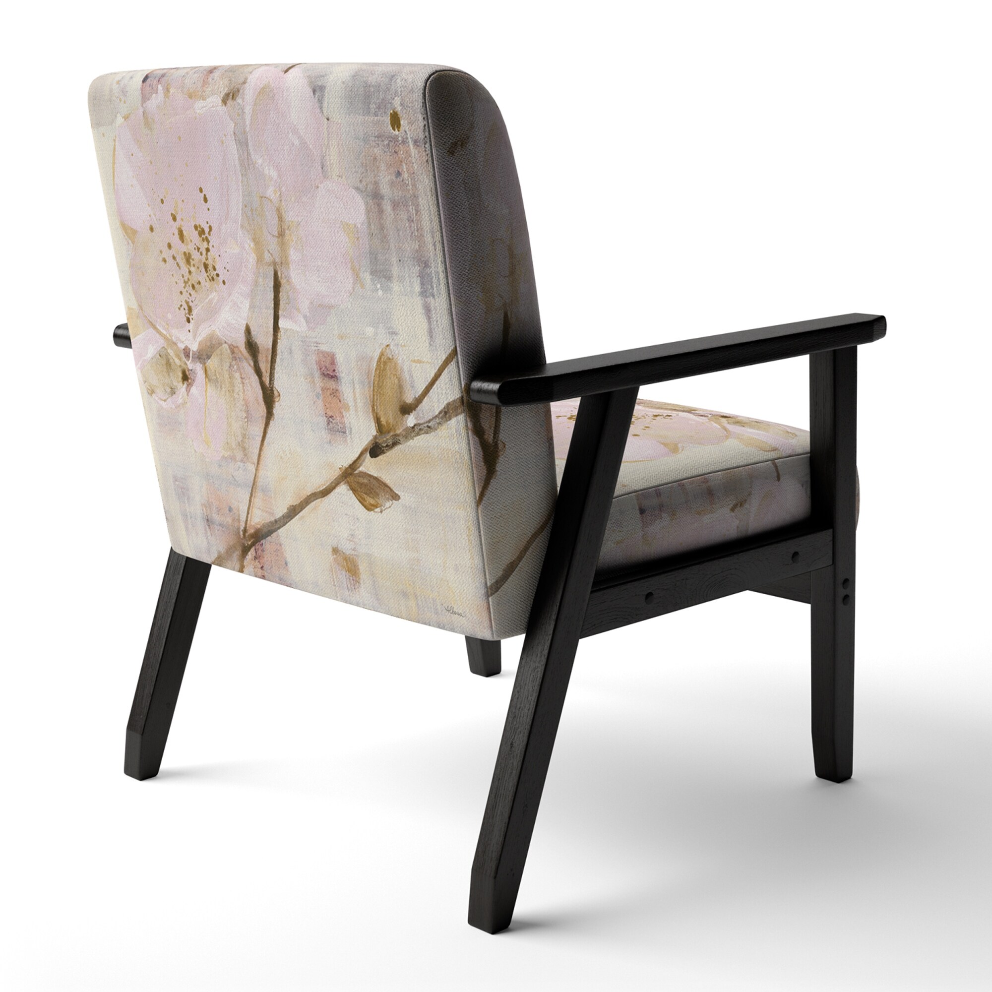 Designart "Elegance I Pink" Upholstered Shabby Chic Accent - Picture 6 of 15