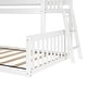 preview thumbnail 15 of 16, Max and Lily Twin over Full Low Bunk with Angled Ladder on End
