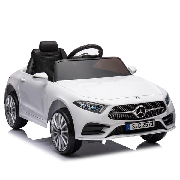 slide 2 of 32, 12V Mercedes-Benz CLS 350 Ride-On Car for Kids with Parental Control, Music
