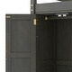 preview thumbnail 11 of 20, Wood Full Size Loft Bed with Built-in Wardrobe, Desk, Storage Shelves