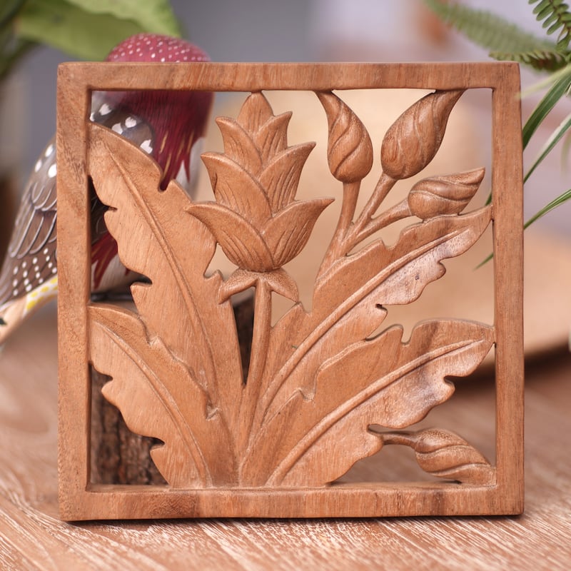 Novica Handmade Window To Paradise Wood Wall Panel