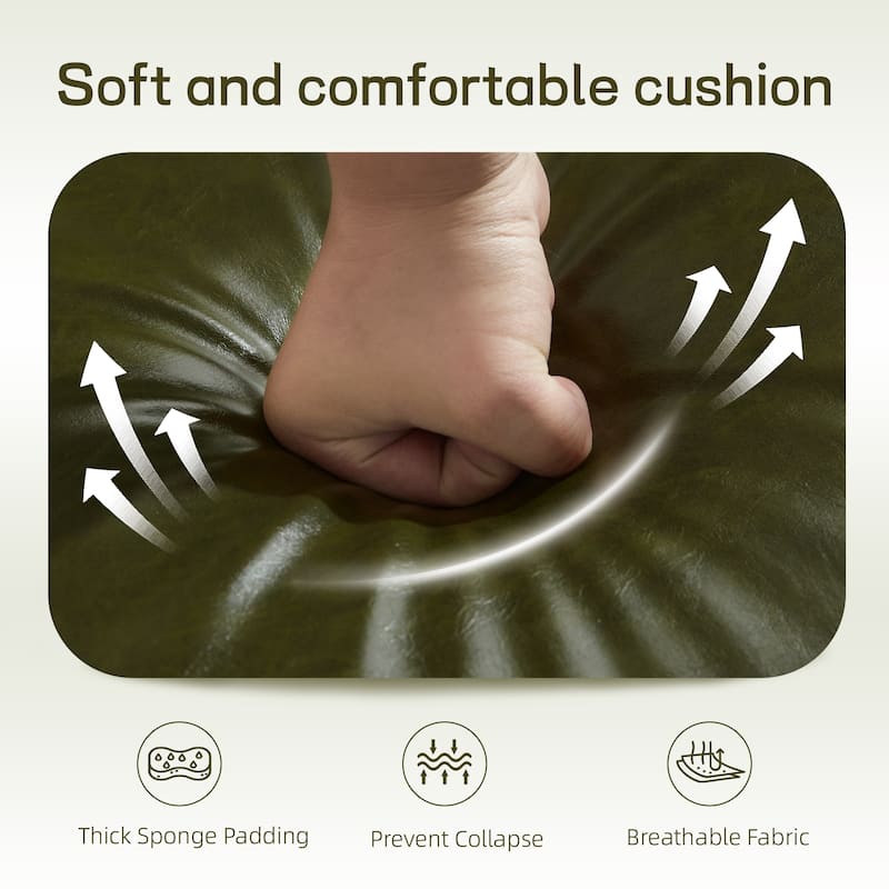 HUIMO Multi-Functional Solid Wood Bench with Storage Shelves 46in/39in/31in