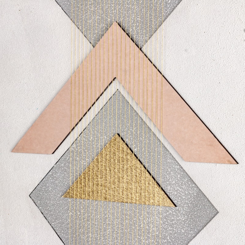 Ternion Modern Geometric Shadow Box