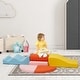 preview thumbnail 32 of 38, EROMMY Soft Foam Climbing Blocks for Toddlers Ages 1-3, Indoor Baby Climb and Crawl Playset in Classic & Macaron Colors