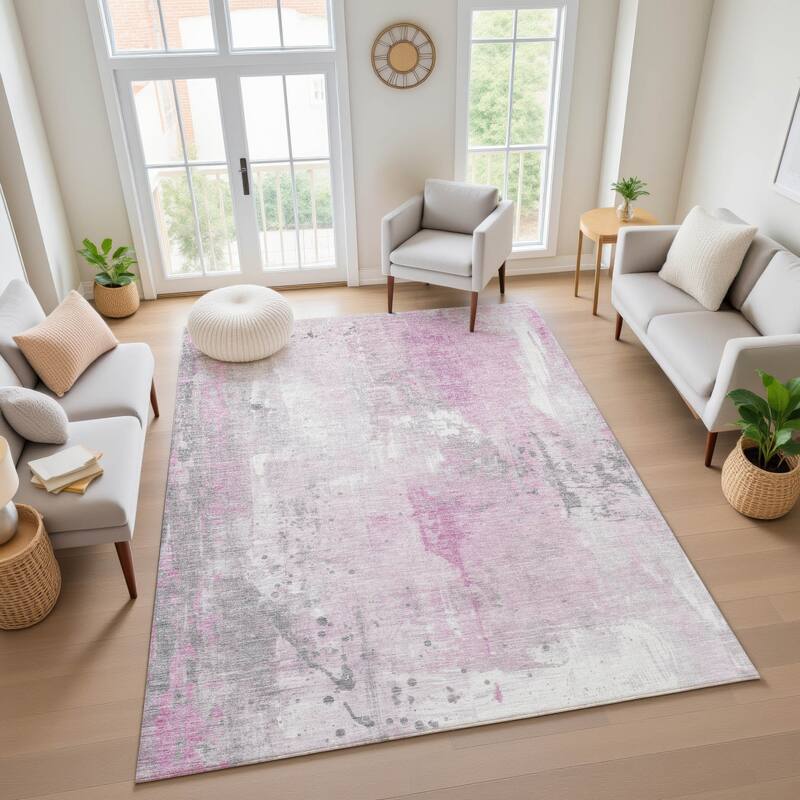 Premium Washable Super Soft Abstract Modern Mayfield Rug