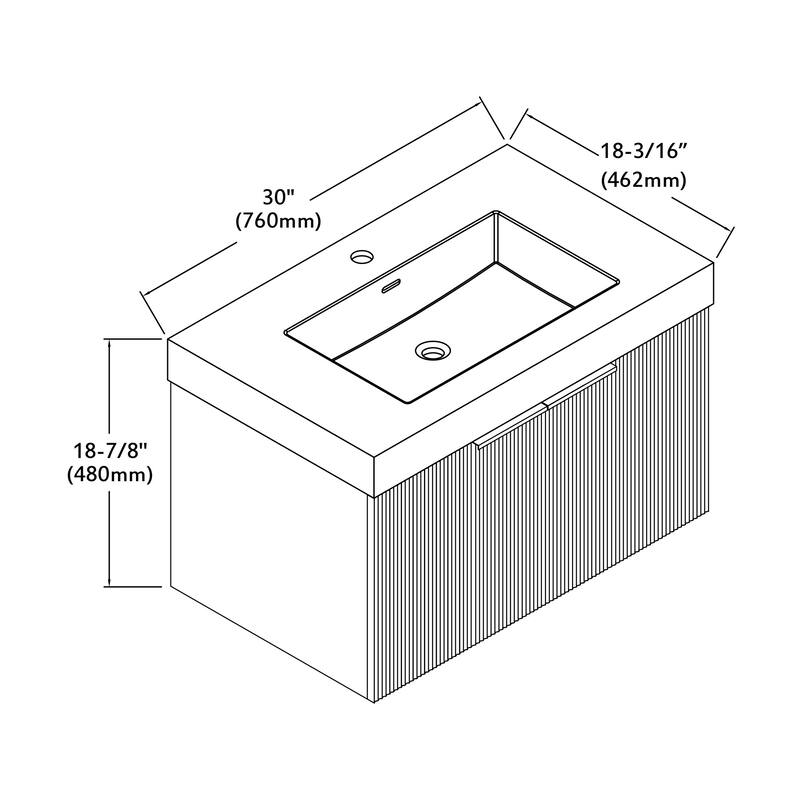 Dillon 30" Single Vanity Set