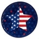 preview thumbnail 2 of 3, Certified International Stars & Stripes 9" Melamine Salad/Dessert Plates, Set of 6 - 9" Dia
