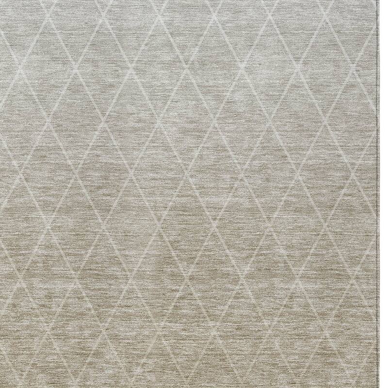 HomeRoots Geometric Transitional Rectangle Outdoor Rug