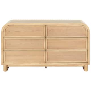 SAFAVIEH Couture Dinah 6 Drawer Wood Dresser