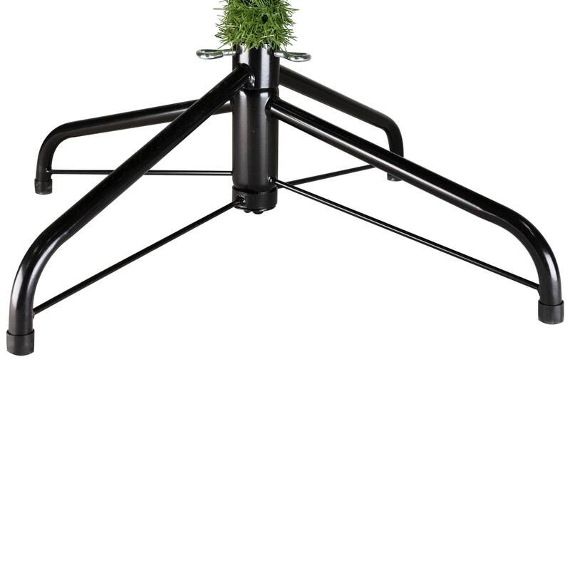 Pre-Lit Medium Weeping Cedar IPT Artificial Christmas Tree - 7.5' - Dual Color LED Lights - 7.5 Foot