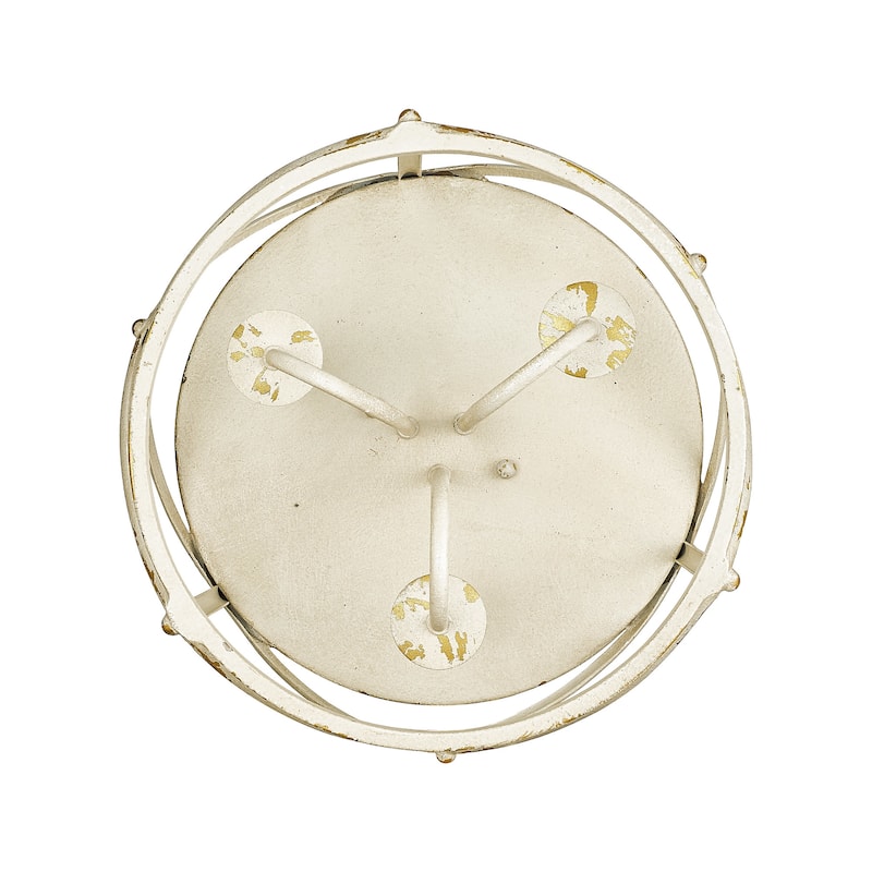Golden Lighting 0890-FM Alcott 3 Light 15" Wide Flush Mount Drum