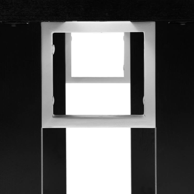 Furniture of America Lumina Contemporary 76-inch Glass Dining Table With LED