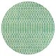 preview thumbnail 66 of 179, JONATHAN Y Trebol Moroccan Geometric Textured Weave Indoor/Outdoor Area Rug 5' Round - Ivory/Green