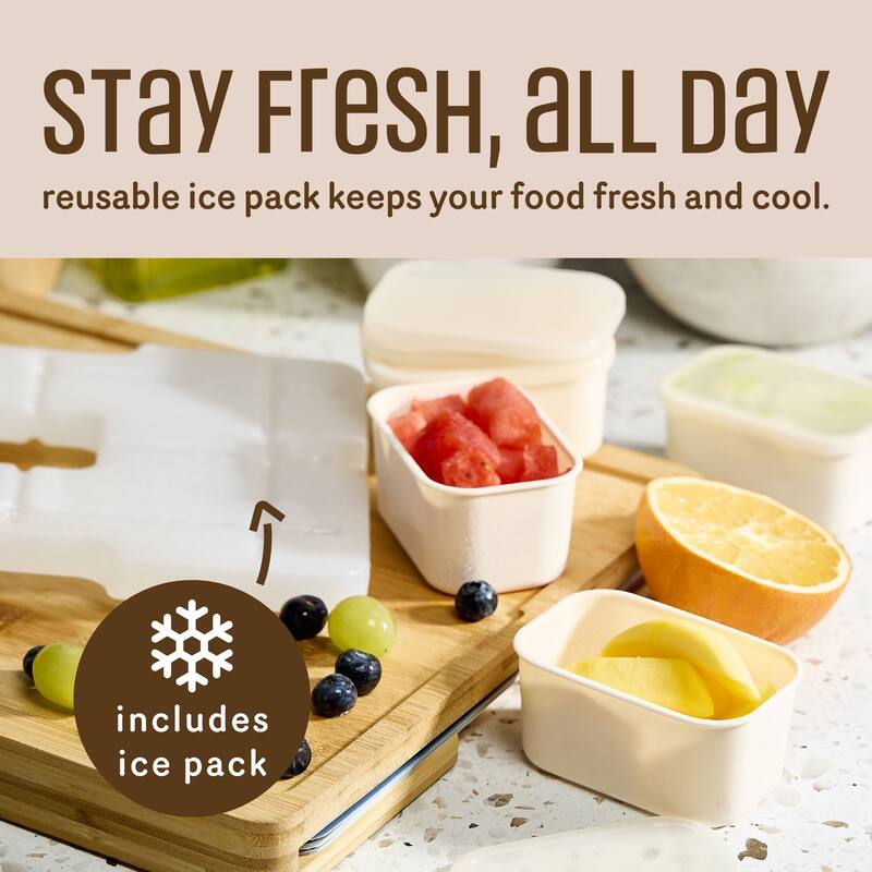 COOK WITH COLOR Snackle Box for Kids Lunch Box and Snack Container