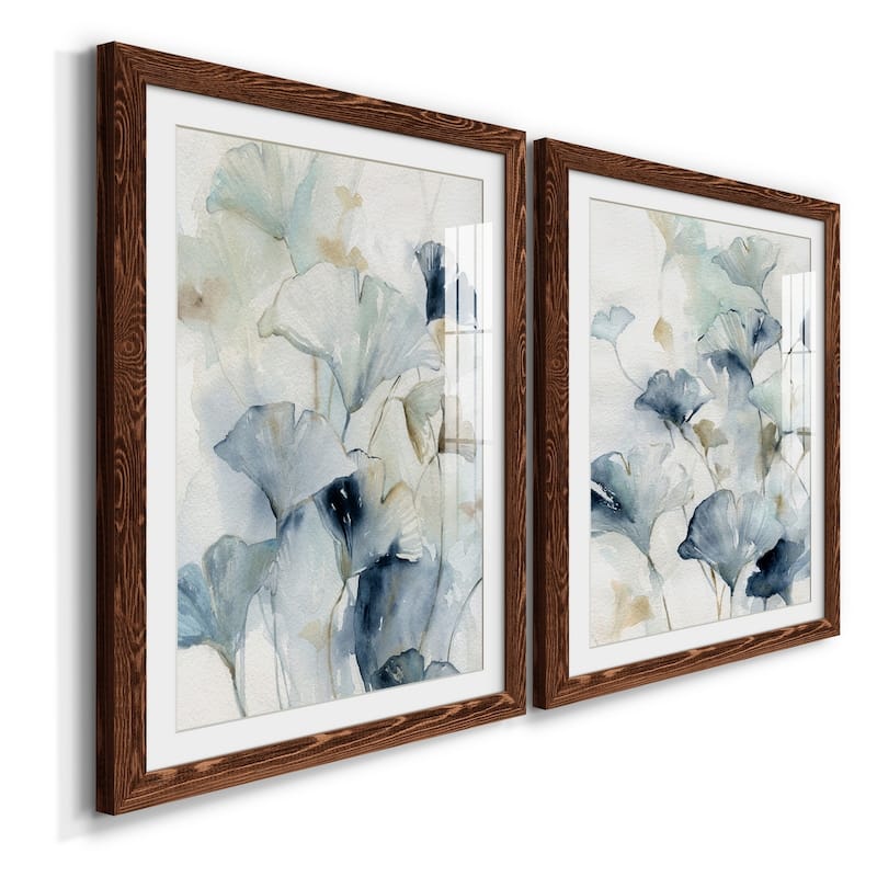 Indigo Ginkgo I-Premium Framed Print - Ready to Hang