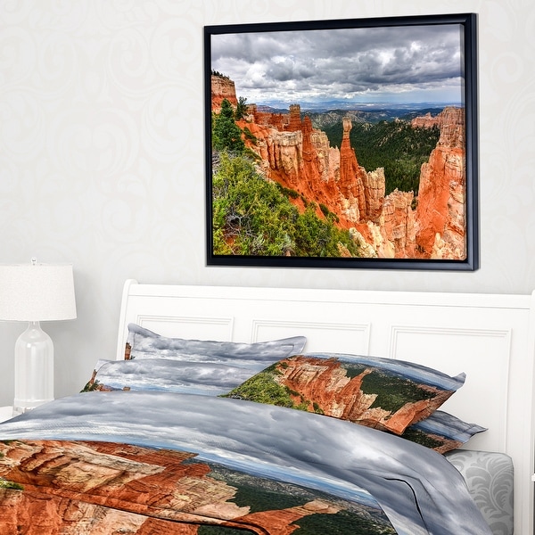 Designart 'Bryce Canyon National Park' Landscape Framed Canvas Art Print. Opens flyout.