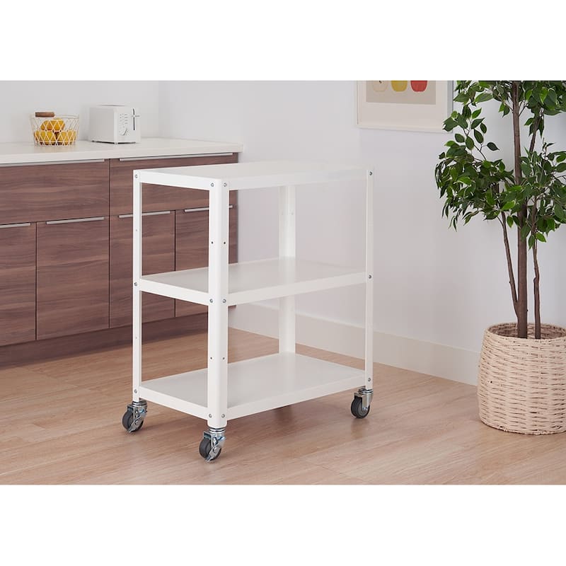 TRINITY Metal Utility Cart 30x18x36