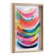 Kate and Laurel Blake 'Bright Abstract' Framed Glass Art by Ettavee - 18x24 - Plastic - Brown