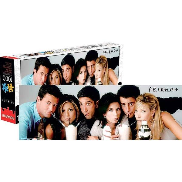 slide 2 of 2, Friends Milkshake 1000 Piece Slim Jigsaw Puzzle