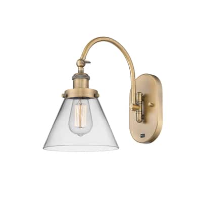 Innovations Lighting 918-1W-13-8 Cone Sconce Cone 13" Tall Wall Sconce