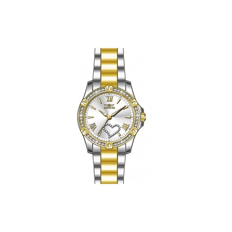 Invicta Women's 49844 Angel Quartz PC21J Silver Dial Watch