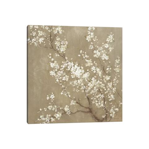iCanvas "White Cherry Blossoms II" by Danhui Nai Canvas Print