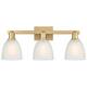 Option Brushed Brass / White