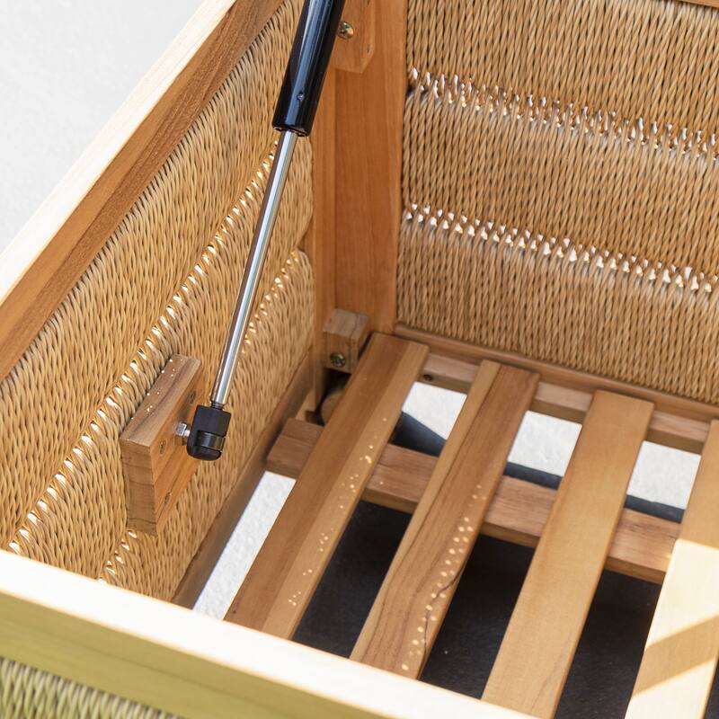 Cambridge Casual Blaine Teak Wood Outdoor Storage Box