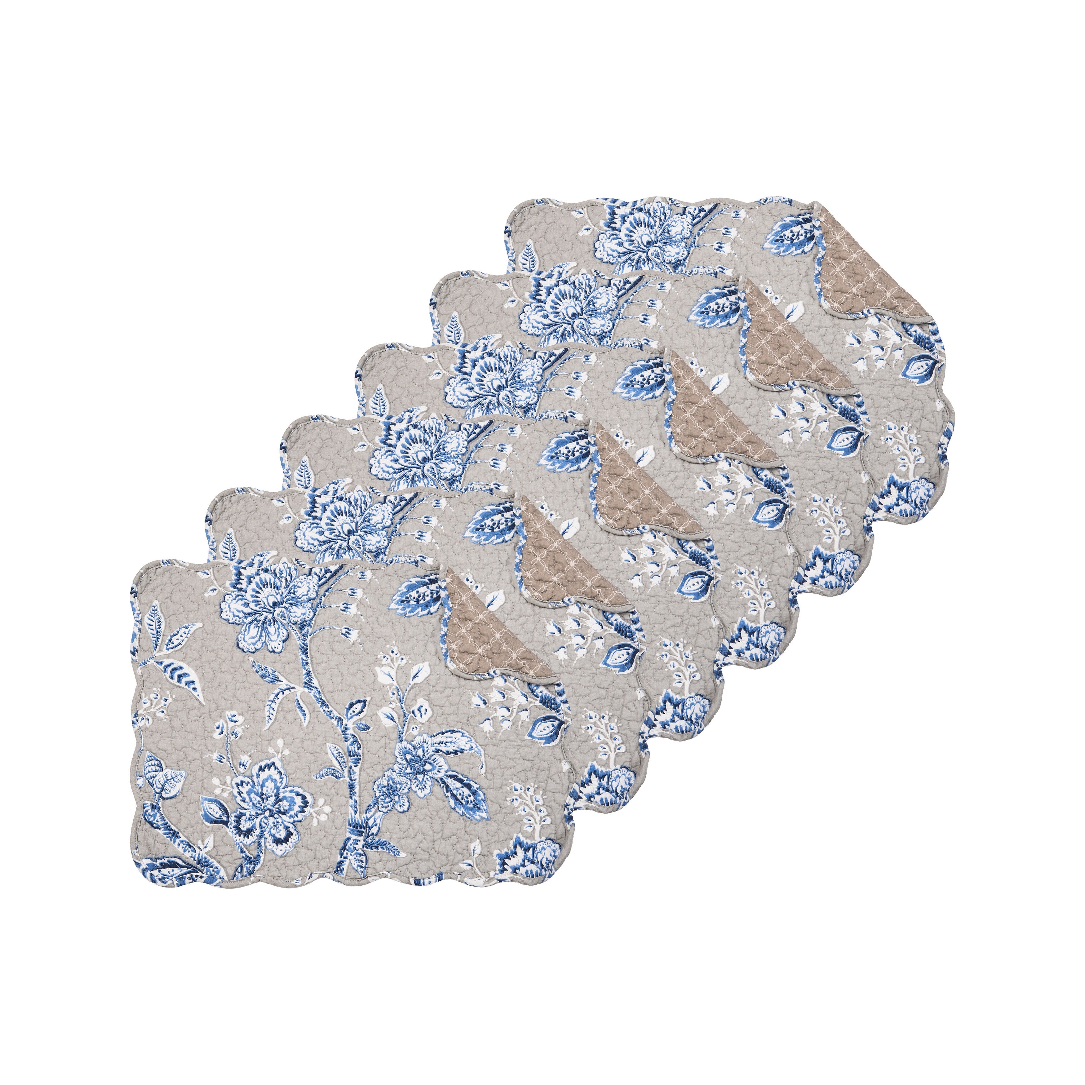 Addison Quilted Placemat Set 6