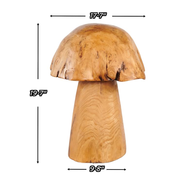 Greenage Cedar Roots Stump Mushroomn Natural Edge Side Table