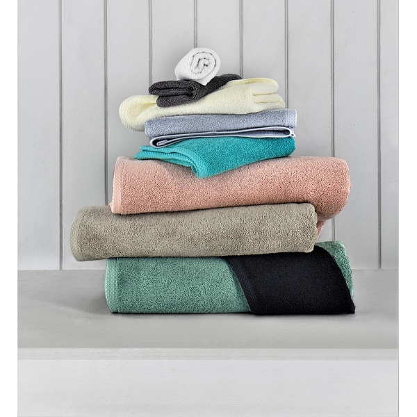 Classic Turkish Cotton Towels 9 Piece Set With Oversized Bath