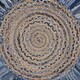 preview thumbnail 3 of 13, LR Home Organic Jute Braided Area Rug, Denim Blue and Natural